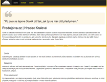 Tablet Screenshot of prodejpiva.cz